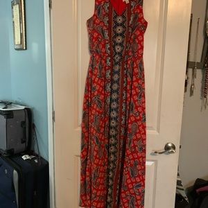 Shorts/maxi dress romper